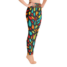 Load image into Gallery viewer, Yoga Leggings - Colorful Drops - Green Cross Clothing,  - Apparel, Clothing, T-shirts, Accessories, Wristbands, Green Cross Clothing - GreenCrossClothing.co, Green Cross Clothing - GreenCrossClothing.co