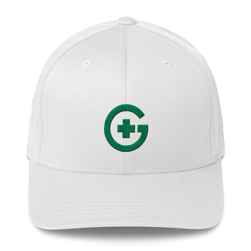 Embroidered Premium FlexFit Cap - Green Cross - Green Cross Clothing, Green Cross Hat - Apparel, Clothing, T-shirts, Accessories, Wristbands, Green Cross Clothing - GreenCrossClothing.co, Green Cross Clothing - GreenCrossClothing.co