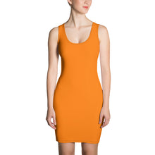 Load image into Gallery viewer, Fitted Dress - Tangerine II - Green Cross Clothing,  - Apparel, Clothing, T-shirts, Accessories, Wristbands, Green Cross Clothing - GreenCrossClothing.co, Green Cross Clothing - GreenCrossClothing.co