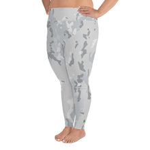 Load image into Gallery viewer, Plus Size Leggings - Grey Camo - Green Cross Clothing,  - Apparel, Clothing, T-shirts, Accessories, Wristbands, Green Cross Clothing - GreenCrossClothing.co, Green Cross Clothing - GreenCrossClothing.co