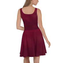 Load image into Gallery viewer, Skater Dress - Black Cherry - Green Cross Clothing,  - Apparel, Clothing, T-shirts, Accessories, Wristbands, Green Cross Clothing - GreenCrossClothing.co, Green Cross Clothing - GreenCrossClothing.co