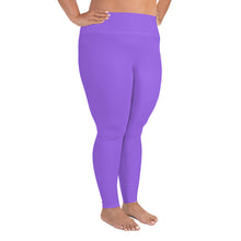 Load image into Gallery viewer, Plus Size Leggings - Ultraviolet - Green Cross Clothing,  - Apparel, Clothing, T-shirts, Accessories, Wristbands, Green Cross Clothing - GreenCrossClothing.co, Green Cross Clothing - GreenCrossClothing.co