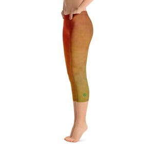 Capri Leggings - Mango II - Green Cross Clothing,  - Apparel, Clothing, T-shirts, Accessories, Wristbands, Green Cross Clothing - GreenCrossClothing.co, Green Cross Clothing - GreenCrossClothing.co