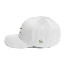 Load image into Gallery viewer, Embroidered Premium FlexFit Cap - Dank - Green Cross Clothing, Dank Hat - Apparel, Clothing, T-shirts, Accessories, Wristbands, Green Cross Clothing - GreenCrossClothing.co, Green Cross Clothing - GreenCrossClothing.co
