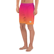 Load image into Gallery viewer, Men&#39;s Athletic Shorts - Sunrise - Green Cross Clothing,  - Apparel, Clothing, T-shirts, Accessories, Wristbands, Green Cross Clothing - GreenCrossClothing.co, Green Cross Clothing - GreenCrossClothing.co