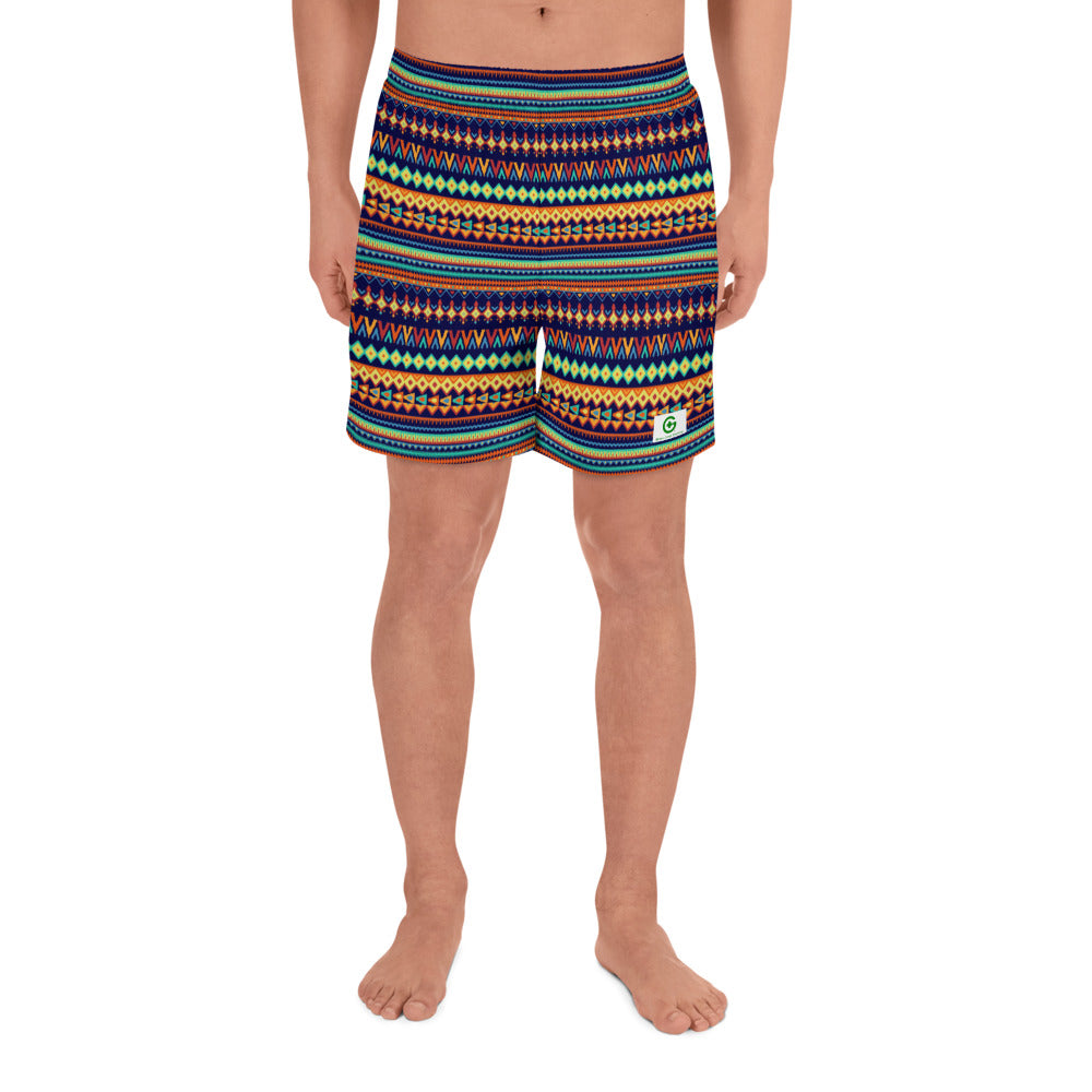 Men's Athletic Shorts - Tribe - Green Cross Clothing,  - Apparel, Clothing, T-shirts, Accessories, Wristbands, Green Cross Clothing - GreenCrossClothing.co, Green Cross Clothing - GreenCrossClothing.co