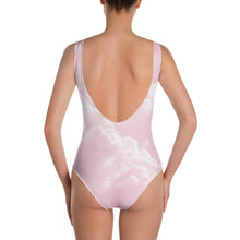 Load image into Gallery viewer, One-Piece Swimsuit - Pink Clouds - Green Cross Clothing,  - Apparel, Clothing, T-shirts, Accessories, Wristbands, Green Cross Clothing - GreenCrossClothing.co, Green Cross Clothing - GreenCrossClothing.co