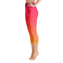 Load image into Gallery viewer, Yoga Capri Leggings - Sunrise - Green Cross Clothing,  - Apparel, Clothing, T-shirts, Accessories, Wristbands, Green Cross Clothing - GreenCrossClothing.co, Green Cross Clothing - GreenCrossClothing.co