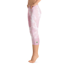 Load image into Gallery viewer, Capri Leggings - Pink Clouds - Green Cross Clothing,  - Apparel, Clothing, T-shirts, Accessories, Wristbands, Green Cross Clothing - GreenCrossClothing.co, Green Cross Clothing - GreenCrossClothing.co