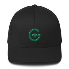 Load image into Gallery viewer, 3D Embroidered Premium FlexFit Cap - Green Cross - Green Cross Clothing,  - Apparel, Clothing, T-shirts, Accessories, Wristbands, Green Cross Clothing - GreenCrossClothing.co, Green Cross Clothing - GreenCrossClothing.co