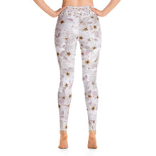 Load image into Gallery viewer, Yoga Leggings - Cherry Blossoms - Green Cross Clothing,  - Apparel, Clothing, T-shirts, Accessories, Wristbands, Green Cross Clothing - GreenCrossClothing.co, Green Cross Clothing - GreenCrossClothing.co