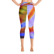 Load image into Gallery viewer, Yoga Capri Leggings - Cichlid - Green Cross Clothing,  - Apparel, Clothing, T-shirts, Accessories, Wristbands, Green Cross Clothing - GreenCrossClothing.co, Green Cross Clothing - GreenCrossClothing.co