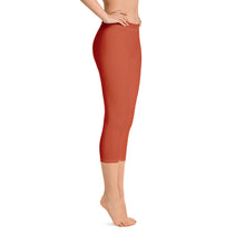 Load image into Gallery viewer, Capri Leggings - Blood Orange - Green Cross Clothing,  - Apparel, Clothing, T-shirts, Accessories, Wristbands, Green Cross Clothing - GreenCrossClothing.co, Green Cross Clothing - GreenCrossClothing.co