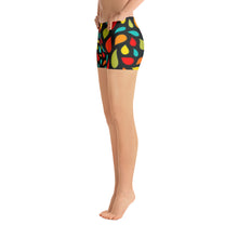 Load image into Gallery viewer, Legging Shorts - Colorful Drops - Green Cross Clothing,  - Apparel, Clothing, T-shirts, Accessories, Wristbands, Green Cross Clothing - GreenCrossClothing.co, Green Cross Clothing - GreenCrossClothing.co