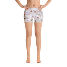 Load image into Gallery viewer, Legging Shorts - Cherry Blossoms - Green Cross Clothing,  - Apparel, Clothing, T-shirts, Accessories, Wristbands, Green Cross Clothing - GreenCrossClothing.co, Green Cross Clothing - GreenCrossClothing.co