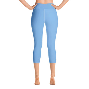 Yoga Capri Leggings - Blueberry - Green Cross Clothing,  - Apparel, Clothing, T-shirts, Accessories, Wristbands, Green Cross Clothing - GreenCrossClothing.co, Green Cross Clothing - GreenCrossClothing.co