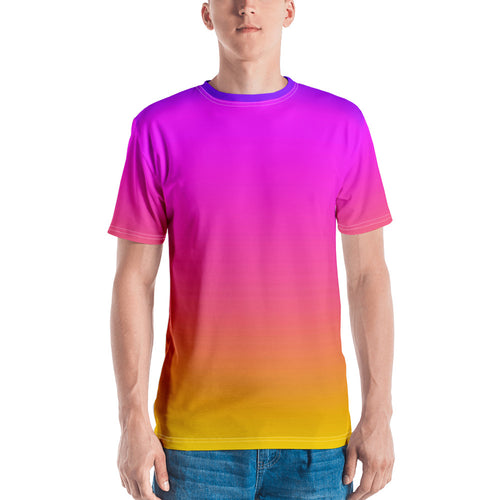 Men's T-shirt - Magenta & Yellow - Green Cross Clothing,  - Apparel, Clothing, T-shirts, Accessories, Wristbands, Green Cross Clothing - GreenCrossClothing.co, Green Cross Clothing - GreenCrossClothing.co