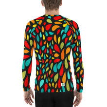 Load image into Gallery viewer, Men&#39;s Sun &amp; Rash Guard - Colorful Drops - Green Cross Clothing,  - Apparel, Clothing, T-shirts, Accessories, Wristbands, Green Cross Clothing - GreenCrossClothing.co, Green Cross Clothing - GreenCrossClothing.co