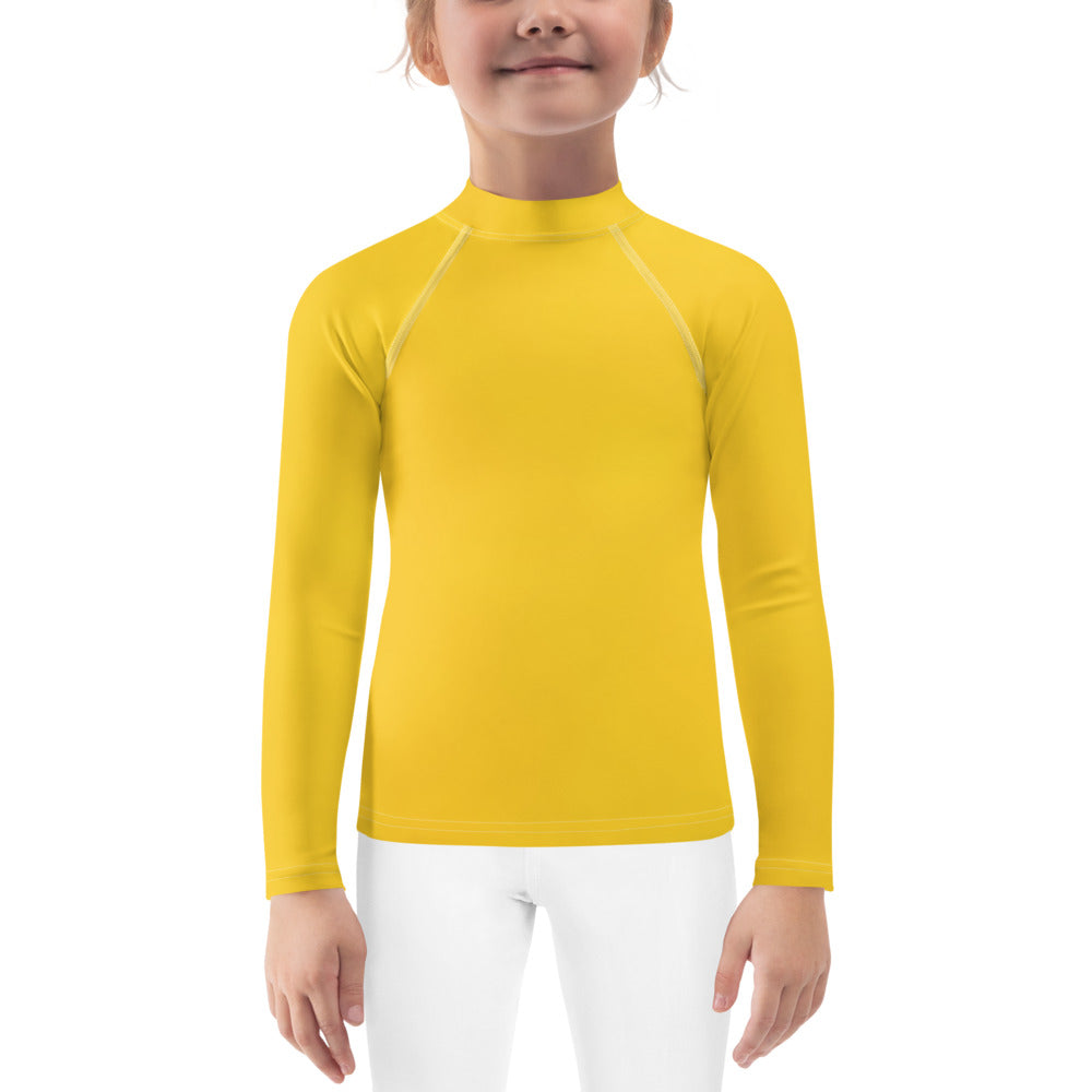 Kids Girls' Sun & Rash Guard - Mango - Green Cross Clothing,  - Apparel, Clothing, T-shirts, Accessories, Wristbands, Green Cross Clothing - GreenCrossClothing.co, Green Cross Clothing - GreenCrossClothing.co