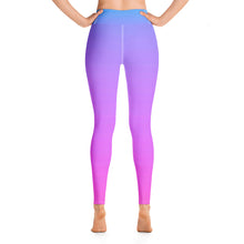 Load image into Gallery viewer, Yoga Leggings - Blue &amp; Pink - Green Cross Clothing,  - Apparel, Clothing, T-shirts, Accessories, Wristbands, Green Cross Clothing - GreenCrossClothing.co, Green Cross Clothing - GreenCrossClothing.co