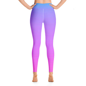 Yoga Leggings - Blue & Pink - Green Cross Clothing,  - Apparel, Clothing, T-shirts, Accessories, Wristbands, Green Cross Clothing - GreenCrossClothing.co, Green Cross Clothing - GreenCrossClothing.co
