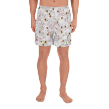 Load image into Gallery viewer, Men&#39;s Athletic Shorts - Cherry Blossoms - Green Cross Clothing,  - Apparel, Clothing, T-shirts, Accessories, Wristbands, Green Cross Clothing - GreenCrossClothing.co, Green Cross Clothing - GreenCrossClothing.co