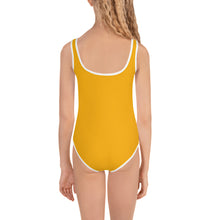 Load image into Gallery viewer, Kids Girls&#39; Swimsuit - Tangerine - Green Cross Clothing,  - Apparel, Clothing, T-shirts, Accessories, Wristbands, Green Cross Clothing - GreenCrossClothing.co, Green Cross Clothing - GreenCrossClothing.co