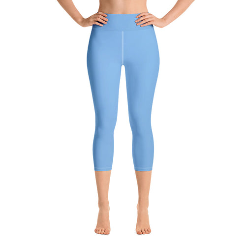 Yoga Capri Leggings - Blueberry - Green Cross Clothing,  - Apparel, Clothing, T-shirts, Accessories, Wristbands, Green Cross Clothing - GreenCrossClothing.co, Green Cross Clothing - GreenCrossClothing.co