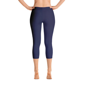 Capri Leggings - Blueberry II - Green Cross Clothing,  - Apparel, Clothing, T-shirts, Accessories, Wristbands, Green Cross Clothing - GreenCrossClothing.co, Green Cross Clothing - GreenCrossClothing.co