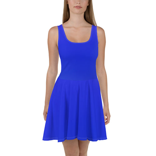 Skater Dress - Earth Blue - Green Cross Clothing,  - Apparel, Clothing, T-shirts, Accessories, Wristbands, Green Cross Clothing - GreenCrossClothing.co, Green Cross Clothing - GreenCrossClothing.co