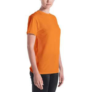 Women's T-shirt - Tangerine II - Green Cross Clothing,  - Apparel, Clothing, T-shirts, Accessories, Wristbands, Green Cross Clothing - GreenCrossClothing.co, Green Cross Clothing - GreenCrossClothing.co