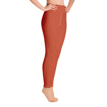 Load image into Gallery viewer, Yoga Leggings - Blood Orange - Green Cross Clothing,  - Apparel, Clothing, T-shirts, Accessories, Wristbands, Green Cross Clothing - GreenCrossClothing.co, Green Cross Clothing - GreenCrossClothing.co