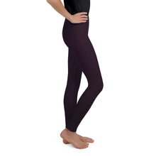 Load image into Gallery viewer, Youth Leggings - Black Cherry II - Green Cross Clothing,  - Apparel, Clothing, T-shirts, Accessories, Wristbands, Green Cross Clothing - GreenCrossClothing.co, Green Cross Clothing - GreenCrossClothing.co
