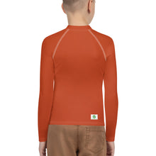 Load image into Gallery viewer, Youth Boys&#39; Sun &amp; Rash Guard - Blood Orange - Green Cross Clothing,  - Apparel, Clothing, T-shirts, Accessories, Wristbands, Green Cross Clothing - GreenCrossClothing.co, Green Cross Clothing - GreenCrossClothing.co