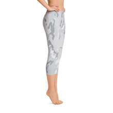 Load image into Gallery viewer, Capri Leggings - Grey Camo - Green Cross Clothing,  - Apparel, Clothing, T-shirts, Accessories, Wristbands, Green Cross Clothing - GreenCrossClothing.co, Green Cross Clothing - GreenCrossClothing.co