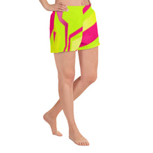 Load image into Gallery viewer, Women&#39;s Athletic Shorts - Neon - Green Cross Clothing,  - Apparel, Clothing, T-shirts, Accessories, Wristbands, Green Cross Clothing - GreenCrossClothing.co, Green Cross Clothing - GreenCrossClothing.co