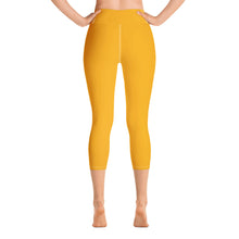 Load image into Gallery viewer, Yoga Capri Leggings - Tangerine - Green Cross Clothing,  - Apparel, Clothing, T-shirts, Accessories, Wristbands, Green Cross Clothing - GreenCrossClothing.co, Green Cross Clothing - GreenCrossClothing.co