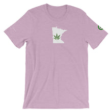 Load image into Gallery viewer, CBD T-Shirt - Minnesota - Green Cross Clothing, State T-shirt - Apparel, Clothing, T-shirts, Accessories, Wristbands, Green Cross Clothing - GreenCrossClothing.co, Green Cross Clothing - GreenCrossClothing.co