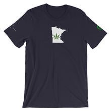 Load image into Gallery viewer, CBD T-Shirt - Minnesota - Green Cross Clothing, State T-shirt - Apparel, Clothing, T-shirts, Accessories, Wristbands, Green Cross Clothing - GreenCrossClothing.co, Green Cross Clothing - GreenCrossClothing.co