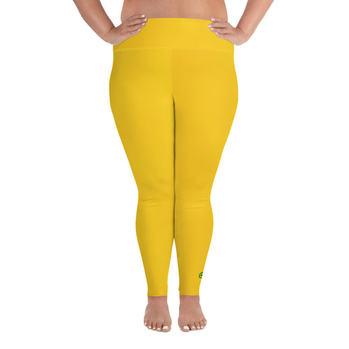 Plus Size Leggings - Mango - Green Cross Clothing,  - Apparel, Clothing, T-shirts, Accessories, Wristbands, Green Cross Clothing - GreenCrossClothing.co, Green Cross Clothing - GreenCrossClothing.co