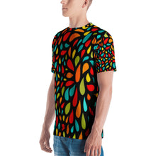 Load image into Gallery viewer, Men&#39;s T-shirt - Colorful Drops - Green Cross Clothing,  - Apparel, Clothing, T-shirts, Accessories, Wristbands, Green Cross Clothing - GreenCrossClothing.co, Green Cross Clothing - GreenCrossClothing.co