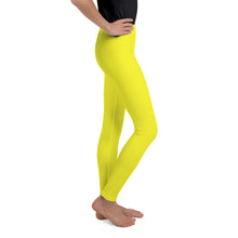 Load image into Gallery viewer, Youth Leggings - Meyer Lemon - Green Cross Clothing,  - Apparel, Clothing, T-shirts, Accessories, Wristbands, Green Cross Clothing - GreenCrossClothing.co, Green Cross Clothing - GreenCrossClothing.co