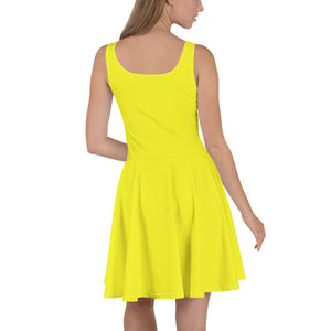 Skater Dress - Meyer Lemon - Green Cross Clothing,  - Apparel, Clothing, T-shirts, Accessories, Wristbands, Green Cross Clothing - GreenCrossClothing.co, Green Cross Clothing - GreenCrossClothing.co