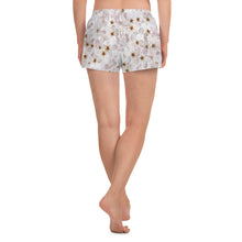 Load image into Gallery viewer, Women&#39;s Athletic Shorts - Cherry Blossoms - Green Cross Clothing,  - Apparel, Clothing, T-shirts, Accessories, Wristbands, Green Cross Clothing - GreenCrossClothing.co, Green Cross Clothing - GreenCrossClothing.co