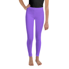 Load image into Gallery viewer, Youth Leggings - Ultraviolet - Green Cross Clothing,  - Apparel, Clothing, T-shirts, Accessories, Wristbands, Green Cross Clothing - GreenCrossClothing.co, Green Cross Clothing - GreenCrossClothing.co