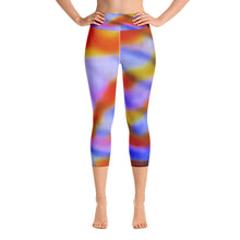 Load image into Gallery viewer, Yoga Capri Leggings - Cichlid - Green Cross Clothing,  - Apparel, Clothing, T-shirts, Accessories, Wristbands, Green Cross Clothing - GreenCrossClothing.co, Green Cross Clothing - GreenCrossClothing.co