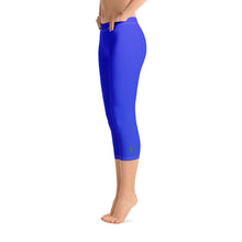 Load image into Gallery viewer, Capri Leggings - Earth Blue - Green Cross Clothing,  - Apparel, Clothing, T-shirts, Accessories, Wristbands, Green Cross Clothing - GreenCrossClothing.co, Green Cross Clothing - GreenCrossClothing.co