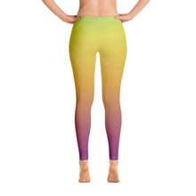 Load image into Gallery viewer, Leggings - Green, Yellow, &amp; Purple - Green Cross Clothing,  - Apparel, Clothing, T-shirts, Accessories, Wristbands, Green Cross Clothing - GreenCrossClothing.co, Green Cross Clothing - GreenCrossClothing.co