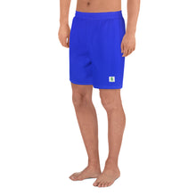 Load image into Gallery viewer, Men&#39;s Athletic Shorts - Earth Blue - Green Cross Clothing,  - Apparel, Clothing, T-shirts, Accessories, Wristbands, Green Cross Clothing - GreenCrossClothing.co, Green Cross Clothing - GreenCrossClothing.co