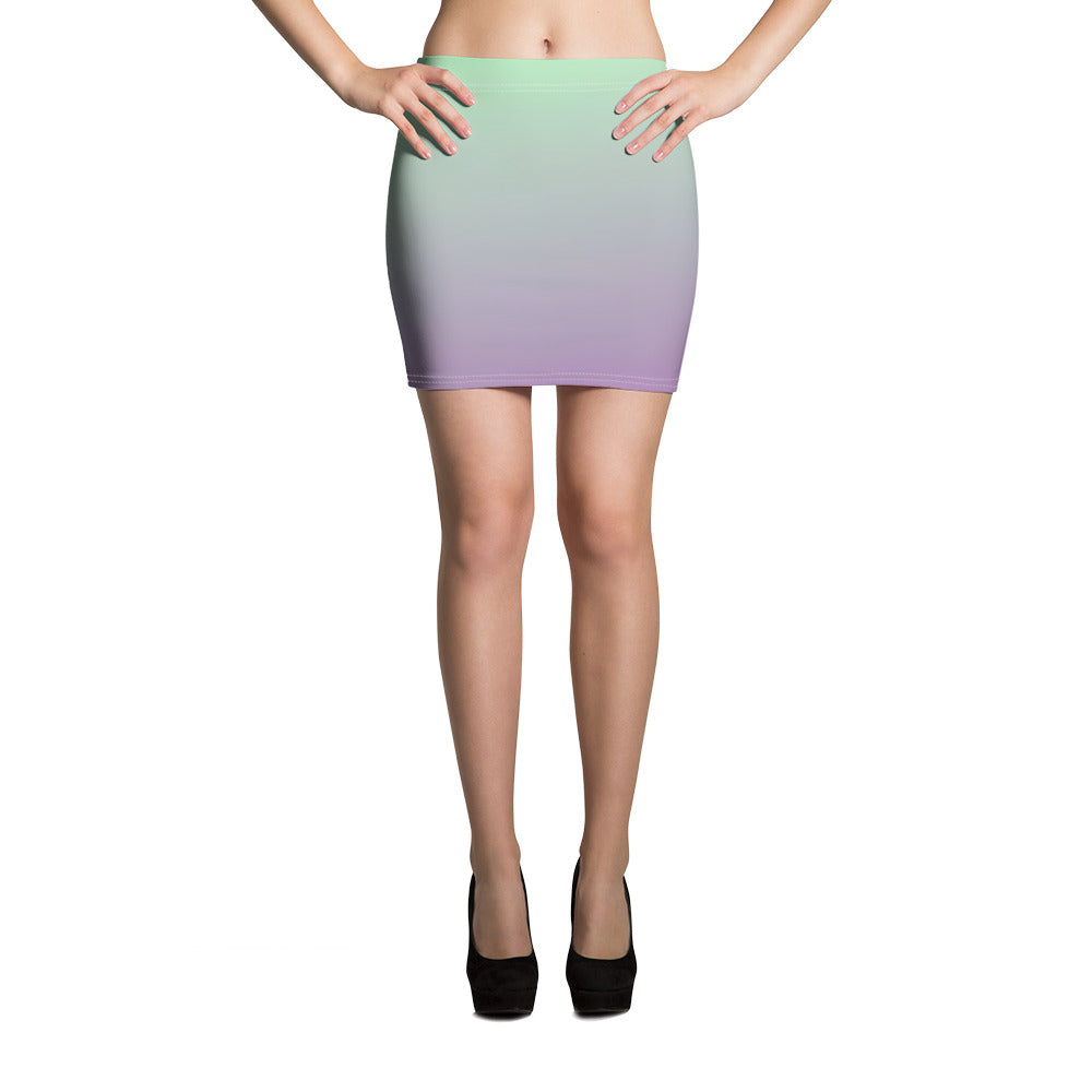 Mini Skirt - Lilac & Mint - Green Cross Clothing,  - Apparel, Clothing, T-shirts, Accessories, Wristbands, Green Cross Clothing - GreenCrossClothing.co, Green Cross Clothing - GreenCrossClothing.co